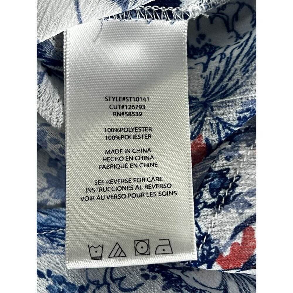 Kut Roll Tab/long Sleeve Button Up Sheer‎ Blouse Womens size Large - Picture 10 of 12